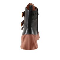 Brand booties, black