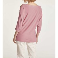 Pullover m. Schnürung, altrosé