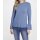 Designer-Jerseyshirt m. Volants, bleu