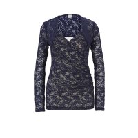 Lace shirt, navy
