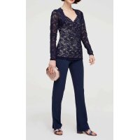 Lace shirt, navy