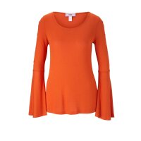 Feinstrickshirt, blutorange