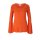 Feinstrickshirt, blutorange