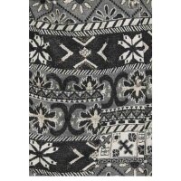 Jacquard-Stricklongblazer, beige-grau