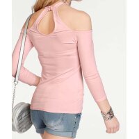 Cut-Out-Shirt, rosé