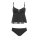 Tankini, black-print, B-cup
