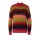 Sweter w paski, wielokolorowy