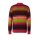 Sweter w paski, wielokolorowy