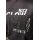 Shirt with print and glitter stone, black
