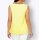 Shirt top with pleats and beads, lemon