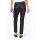 Stretch trousers with polyuretane finish, black