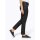 Stretch trousers with polyuretane finish, black