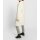 Lapel collar coat with fur imitation, champagne