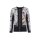 Grafik-Print-Shirtjacke, schwarz-hellgrau