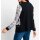 Grafik-Print-Shirtjacke, schwarz-hellgrau