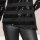 Shirt m. Paillettenstreifen, schwarz