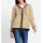 WOW"Kuschel-Strickjacke, camel-schwarz