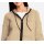 WOW"Kuschel-Strickjacke, camel-schwarz