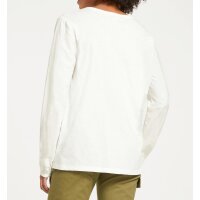 Designer-Schirt m. Spitze, champagner