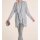 Chiffon-Bluse, silberfarben
