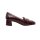 Leather pumps, bordeaux
