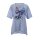 Jerseyshirt m. Spitze, blau-bunt