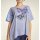 Jerseyshirt m. Spitze, blau-bunt