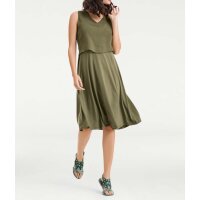 Lagen-Kleid, oliv