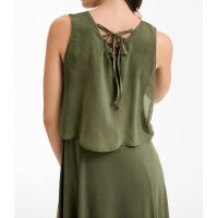 Lagen-Kleid, oliv