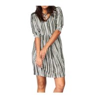 Dress, khaki-offwhite