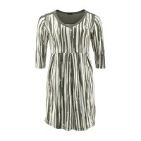 Dress, khaki-offwhite