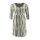 Marken-Kleid, khaki-offwhite