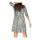 Marken-Kleid, khaki-offwhite