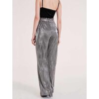 Designer-Hose, silberfarben-metallic
