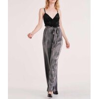Designer-Hose, silberfarben-metallic