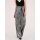 Designer-Hose, silberfarben-metallic