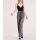 Designer-Hose, silberfarben-metallic