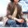 Lamm-Nappaleder-Jacke in Used-Optik, braun