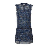 Dress with belt, multicolour