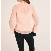 Chiffon blouse with top, rosé