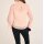 Chiffon blouse with top, rosé