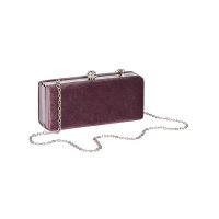 Velvet clutch, old rosé