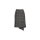 Designer-Wickelrock, schwarz-ecru