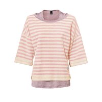 Sweatshirt and top, rose-beige
