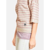 Sweatshirt and top, rose-beige