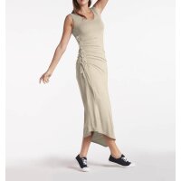 Jerseykleid m. Schnürung, sand