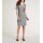 Sheath dress with embroidery, black-white