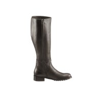 Marken-Rind-Nappaleder-Stiefel m.Stretcheinsatz, braun