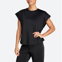 Marken-Yoga-Shirt, schwarz