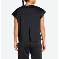 Marken-Yoga-Shirt, schwarz